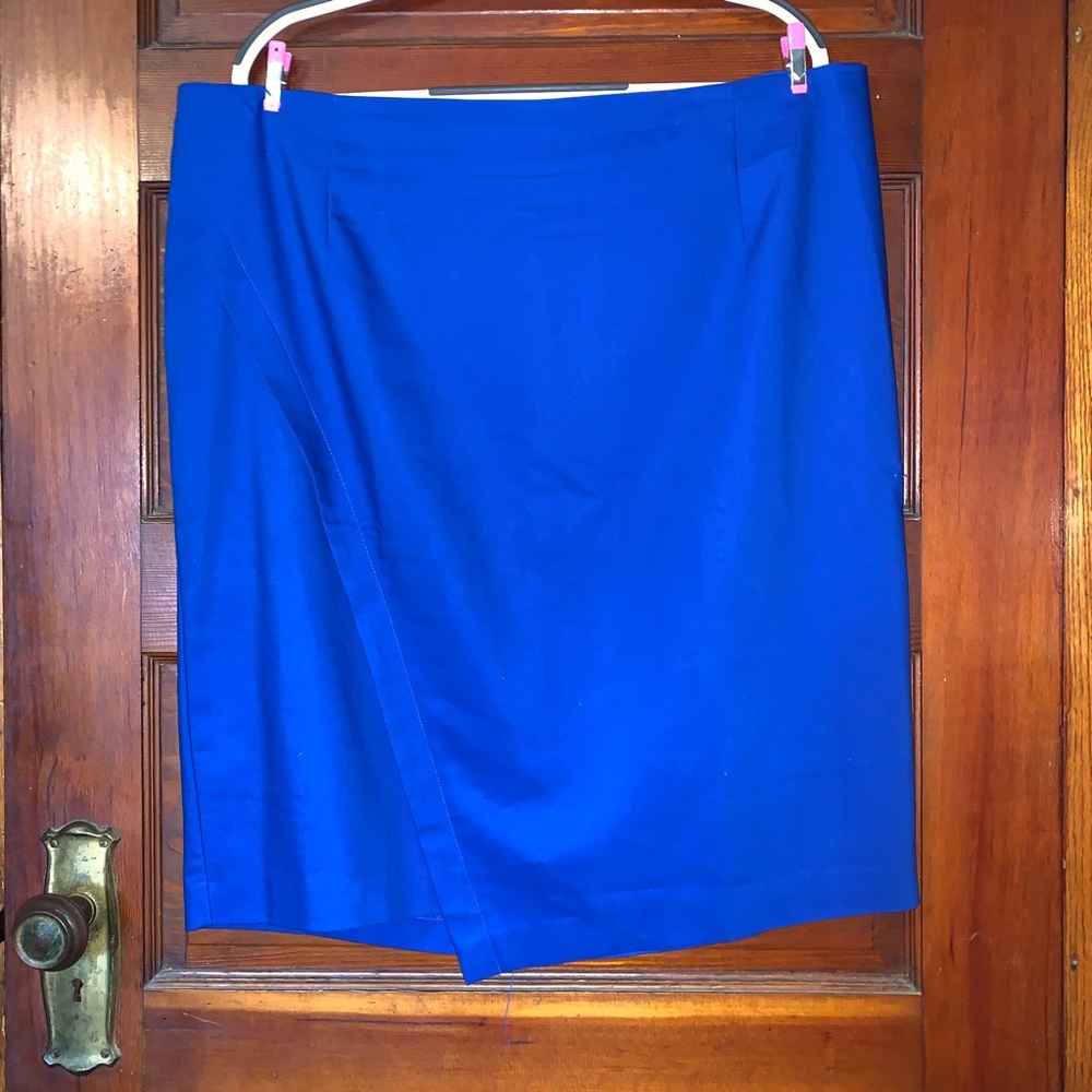 Lane Bryant Blue Skirt Sz 20